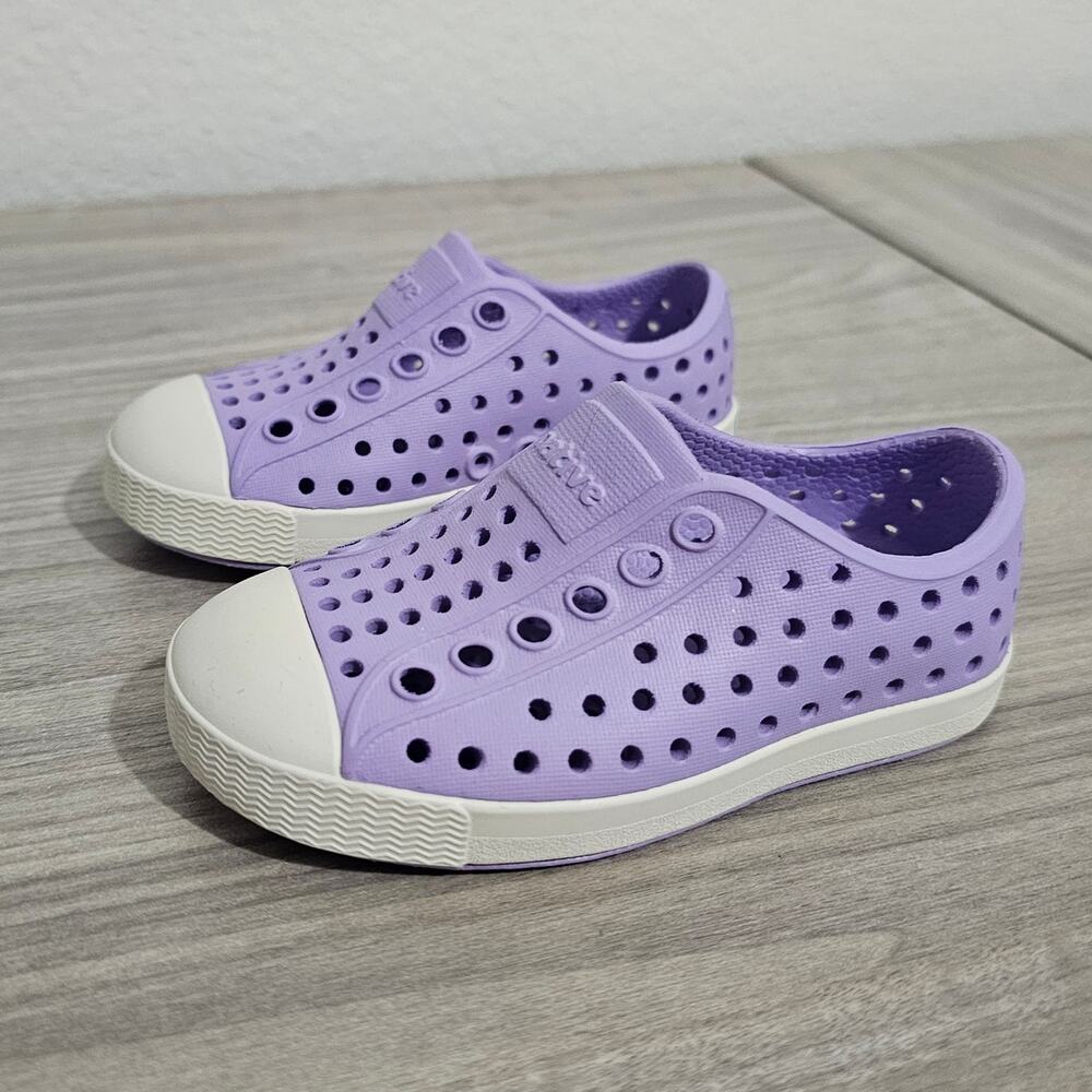 Native Shoes Jefferson Classic Slip On Lavender Lilac Little Kids Toddler C5 - Picture 2 of 11